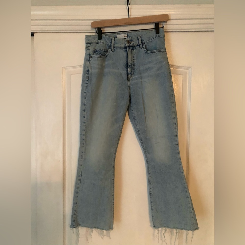 LOFT Kick Crop Jeans
